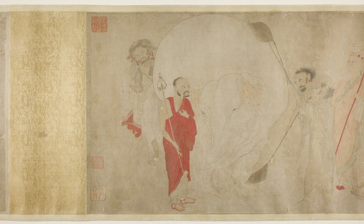 Vask af den hvide elefant, Ming-dynastiet af Chinese School