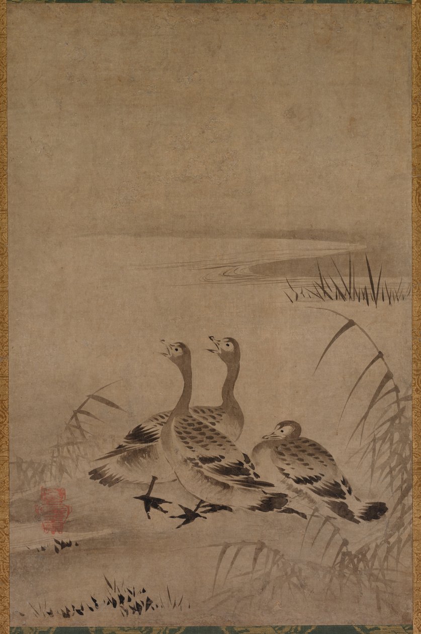 Vilde gæs af Chōkichi