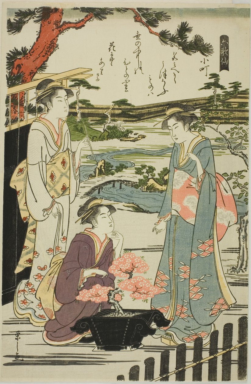 Komachi, fra serien "Seks udødelige digtere (Rokkasen)" af Chobunsai Eishi