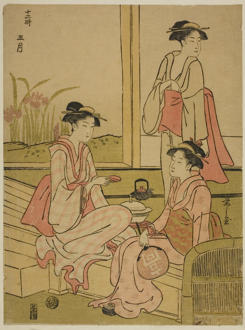 Den femte måned (Gogatsu), fra serien "De tolv måneder (Juni toki)" af Chobunsai Eishi