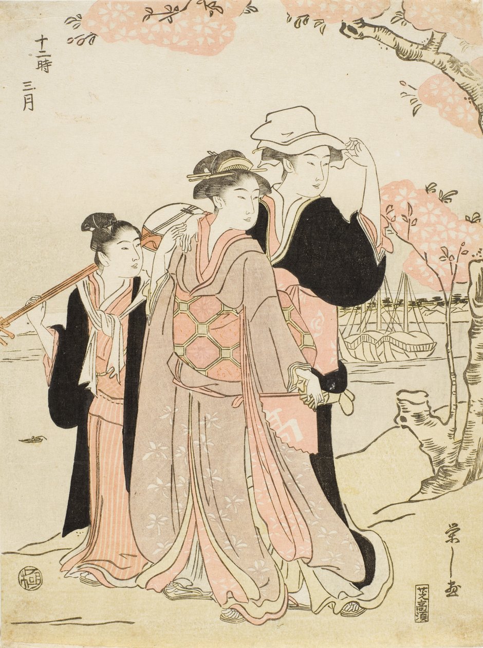 Den tredje måned af Chobunsai Eishi