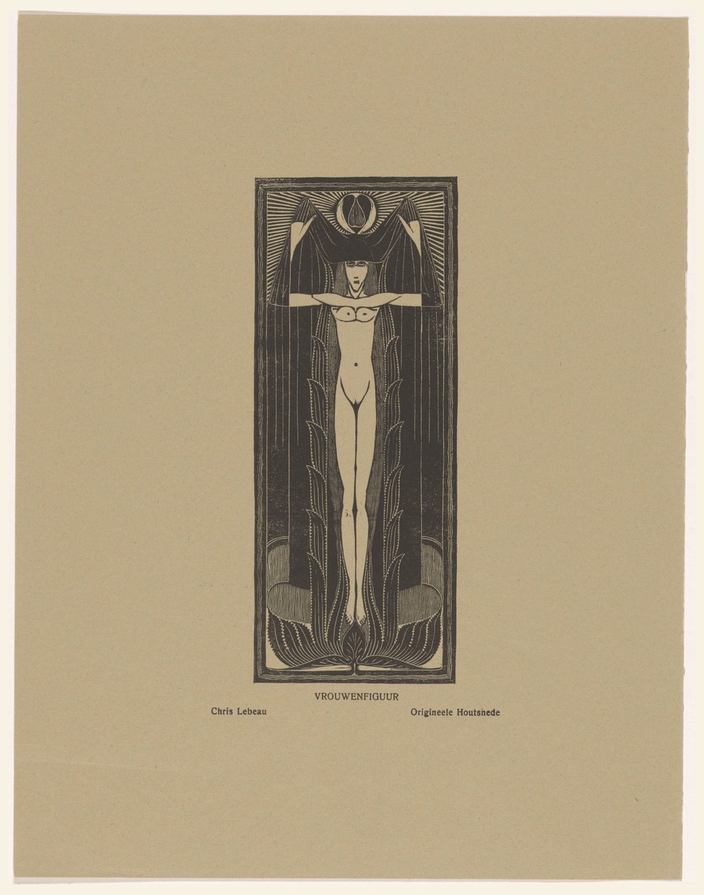 Kvindefigur (titel på objekt) af Chris Lebeau