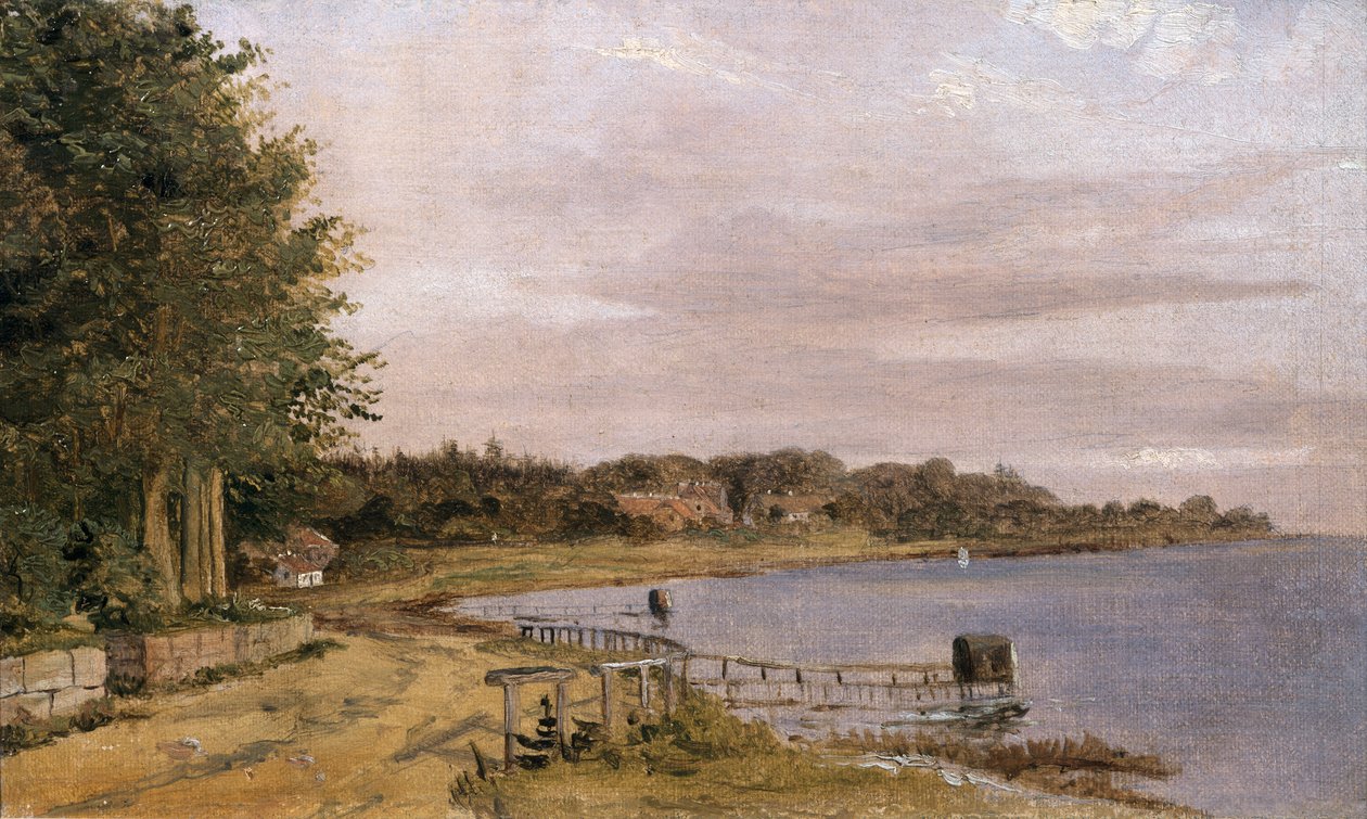 Åbredden ved Emilliekilde af Christen Schjellerup Købke