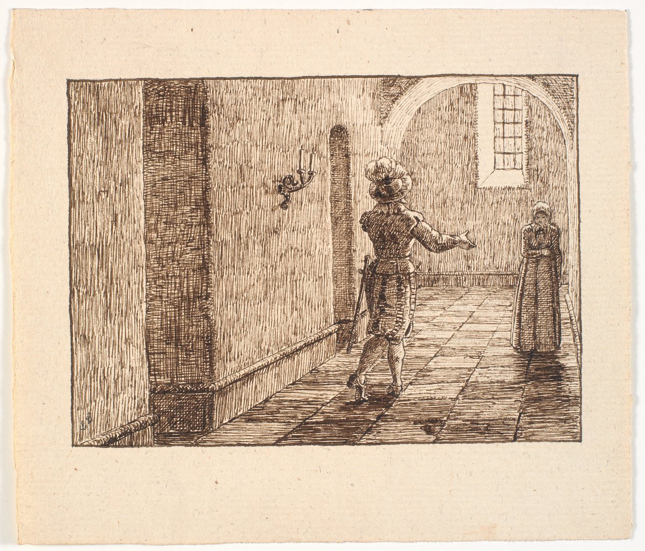 Illustration til St. St. Blicher, De tre Helligaftener af Christen Dalsgaard