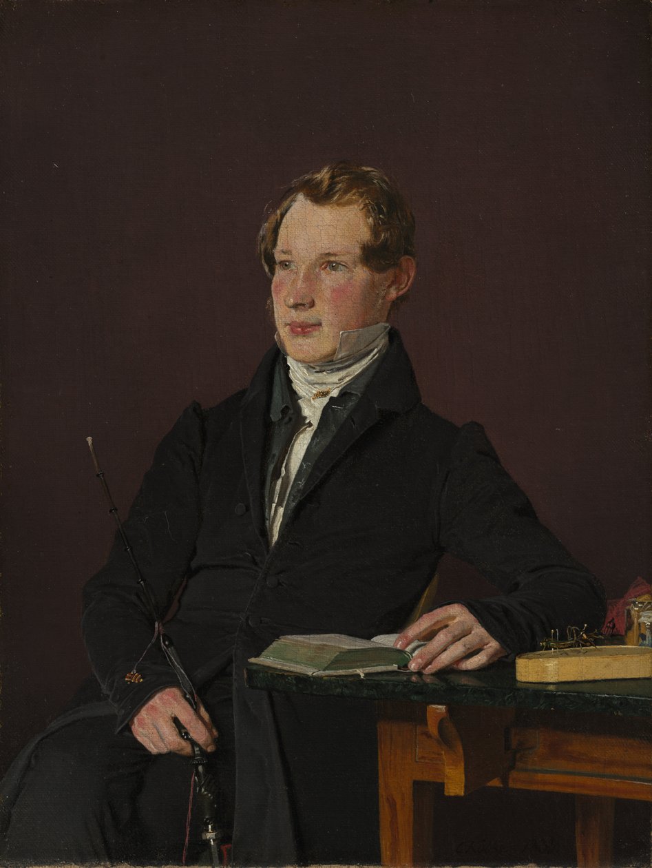 læge Johann Henning Kjetil Hjardemaal, 1833. af Christen Købke