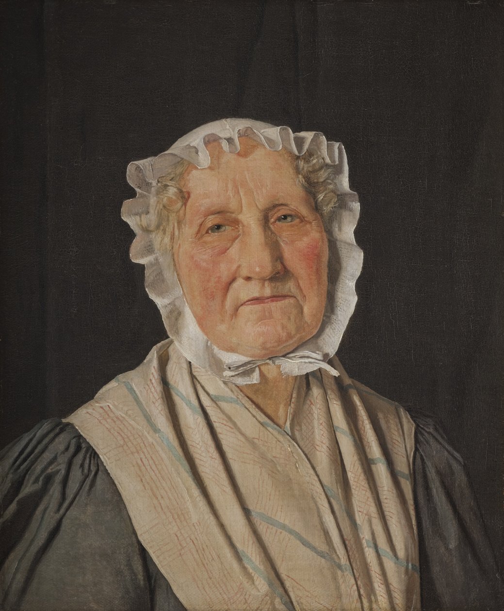 Portræt af Inger Margrethe Høyen, født Schrøder, mor til kunsthistorikeren N.L. Bakken af Christen Købke