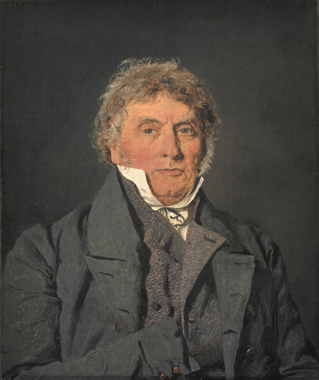 Portrait of the Artist´s Father, Master Baker Peter Berendt Købke af Christen Købke