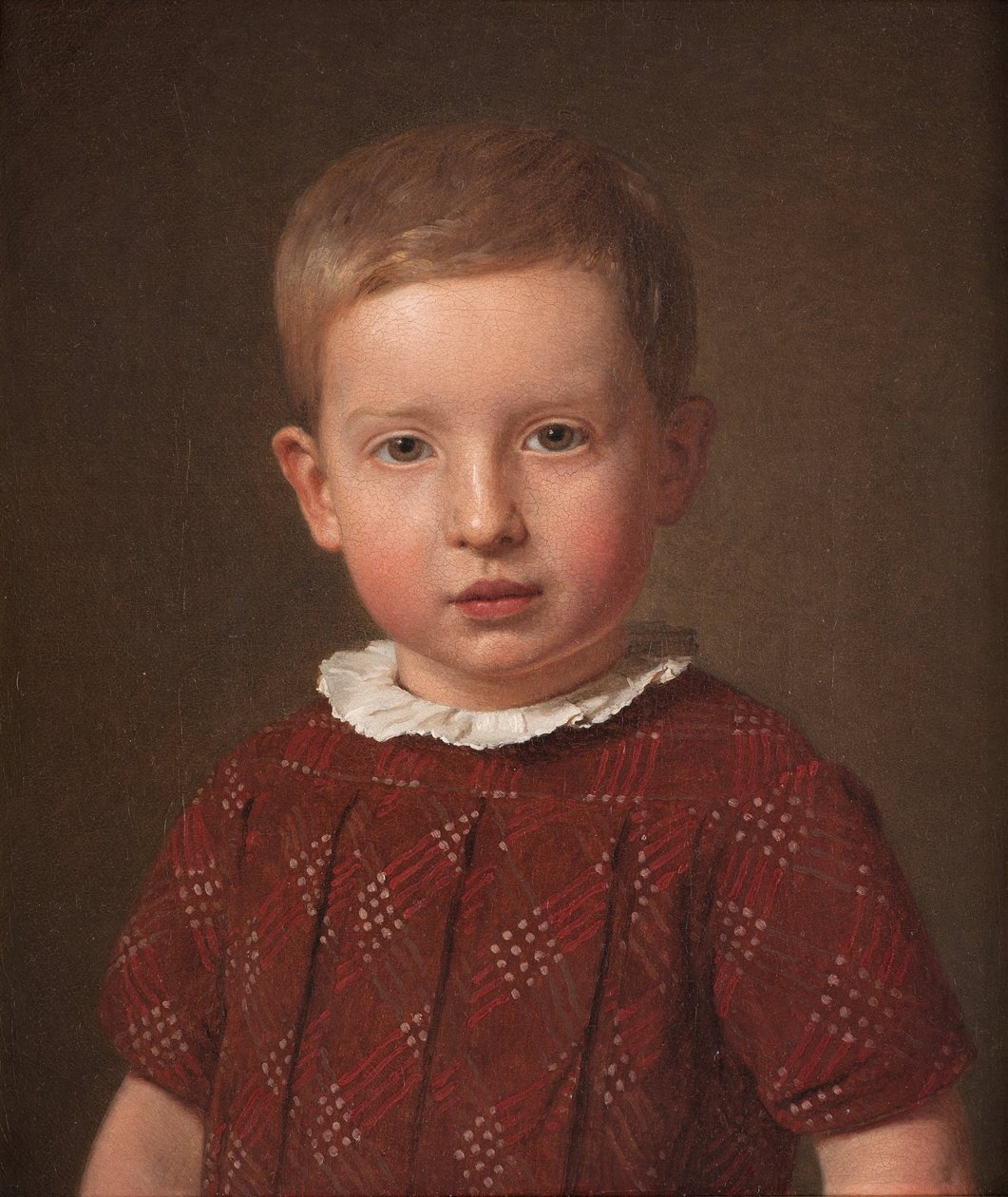 Johan Jacob Krohn, kunstnerens nevø, som barn af Christen Købke