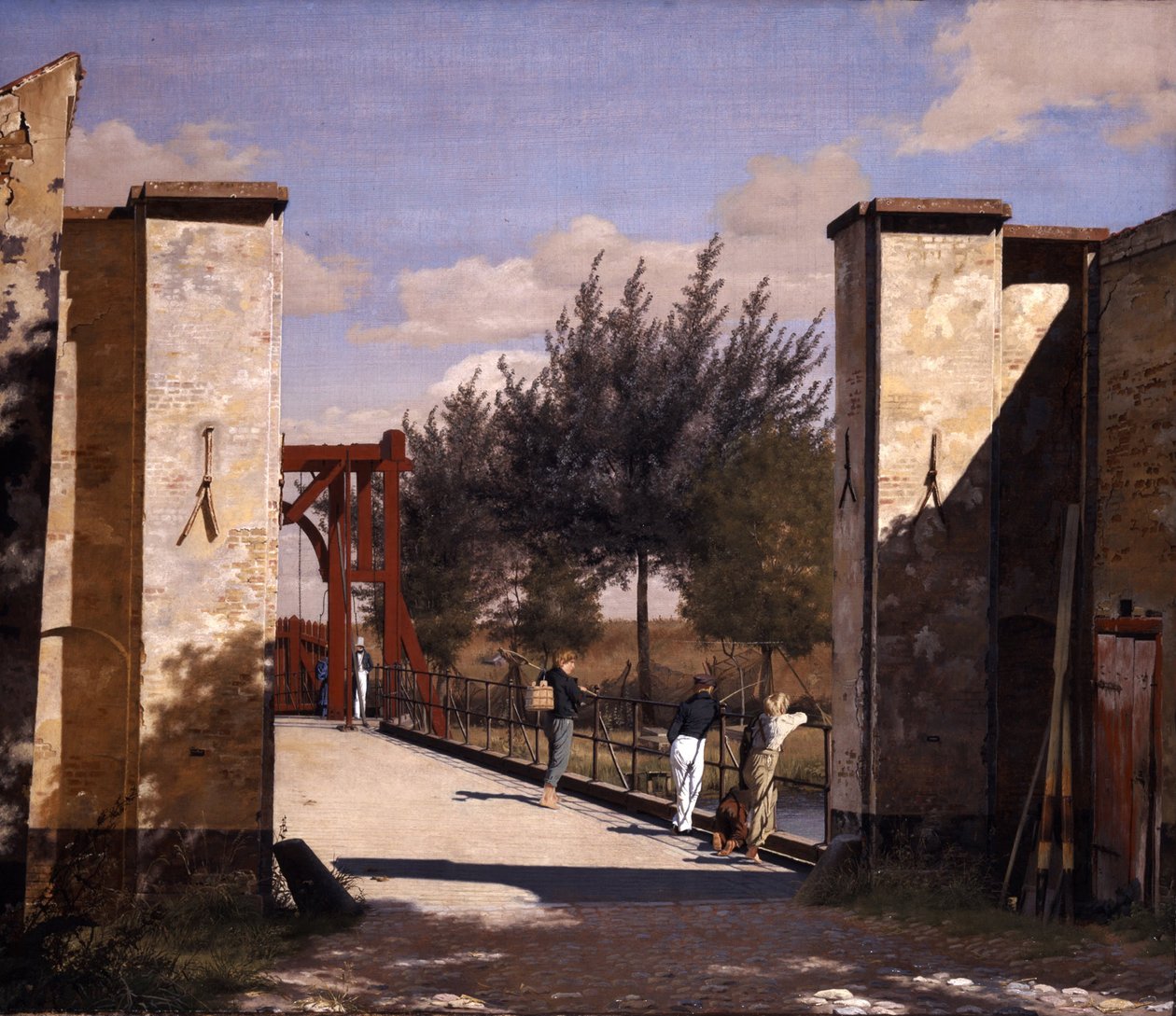 Citadellets nordport, 1834 af Christen Schjellerup Købke