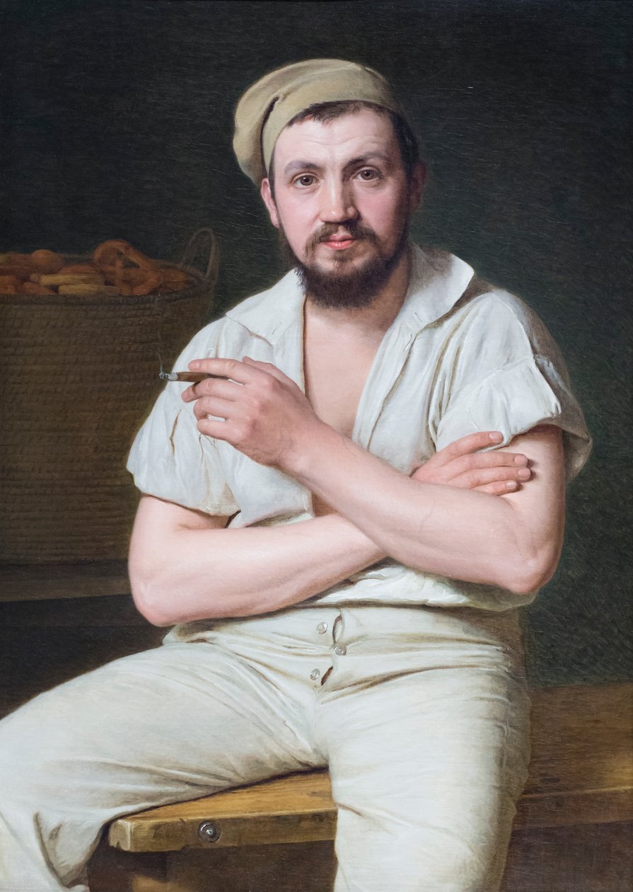 Portræt af Wilhelm Bendz, ca. 1830 (olie på lærred) af Christen Schjellerup Kobke