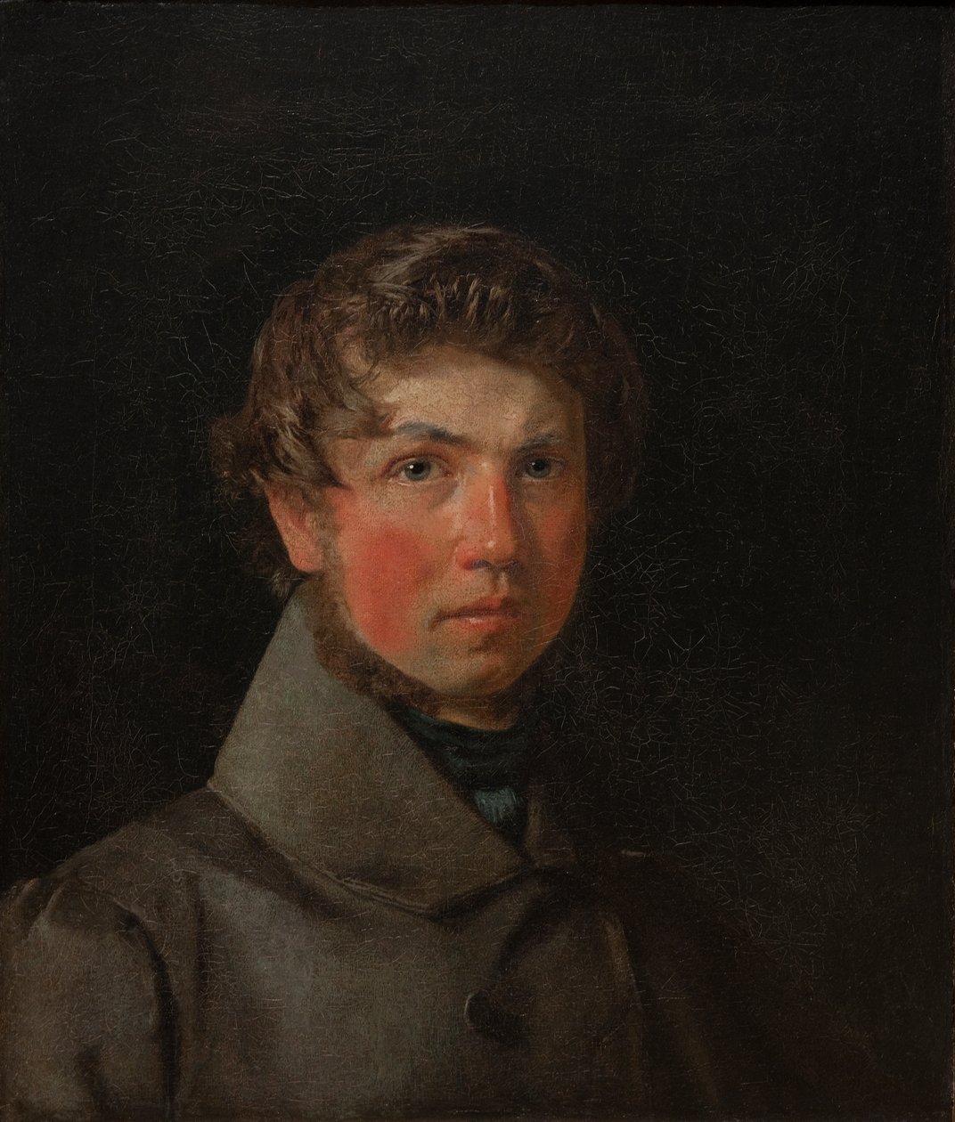 Selvportræt, ca. 1833 (olie på lærred) af Christen Schjellerup Kobke