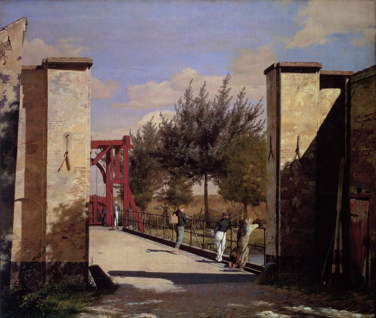 Citadellets nordport, 1834 af Christen Schjellerup Kobke