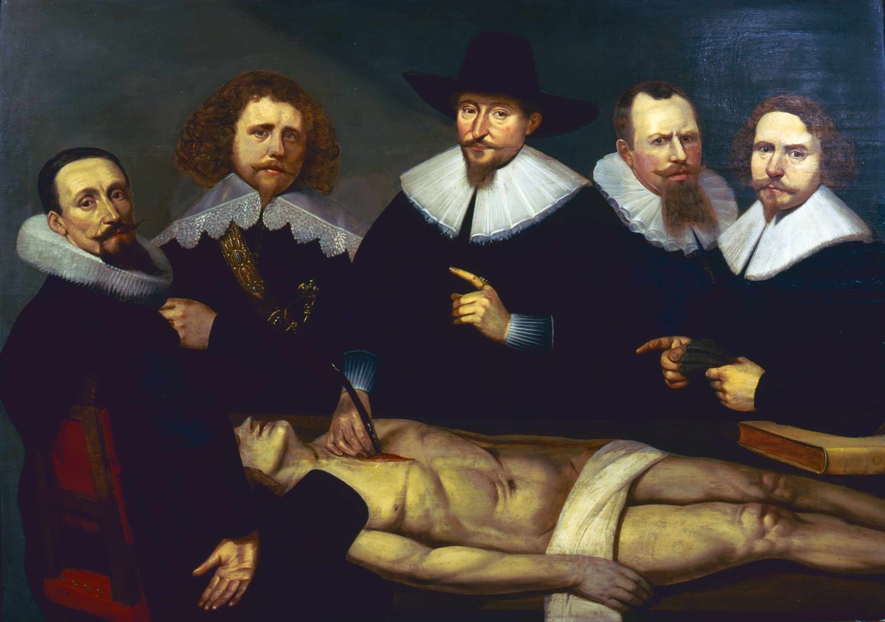 Anatomi lektion af Dr. Zacheus de Jager af Christiaan Coevershoff