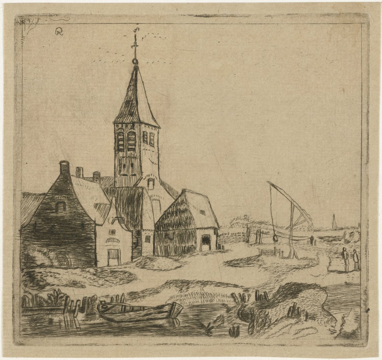 landsbykirke af Christiaan Friedrich Ruppe