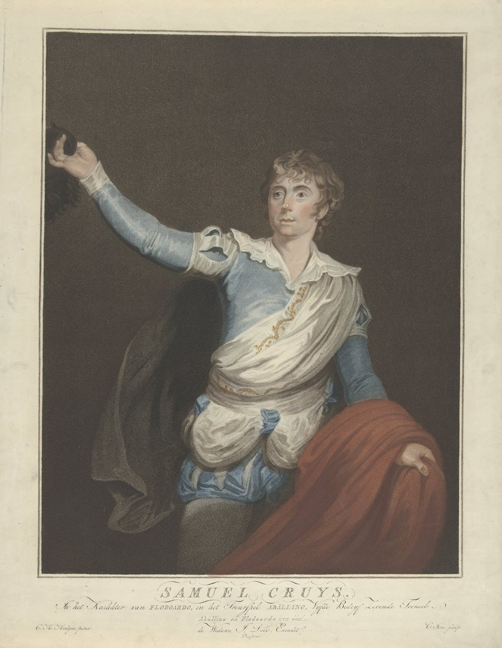Portret af Samuel Cruys af Christiaan Josi