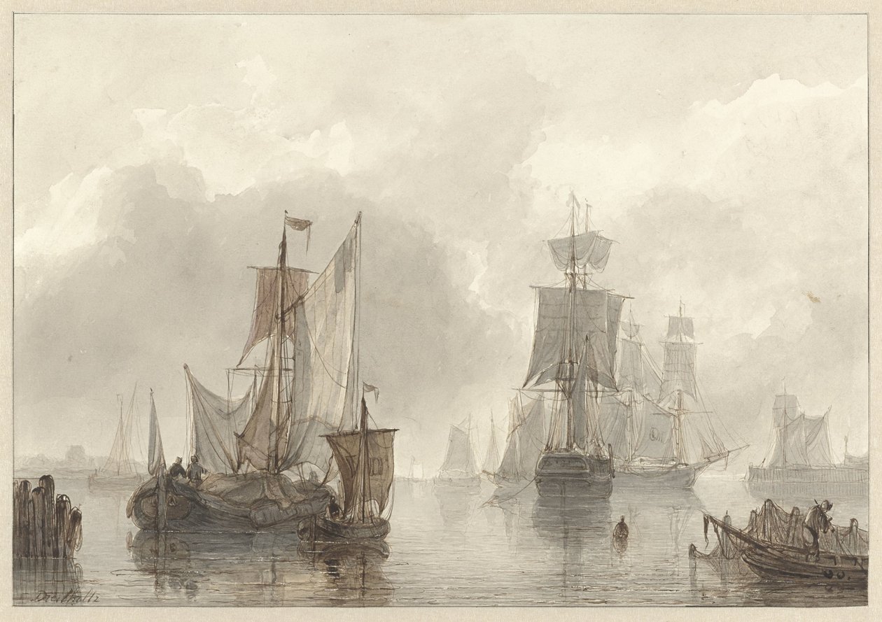 sejlskibe af Christiaan Lodewijk Willem Dreibholtz