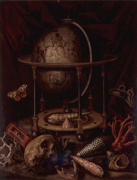 Vanitas Still Life (olie på lærred) af Christiaan Luykx or Luycks