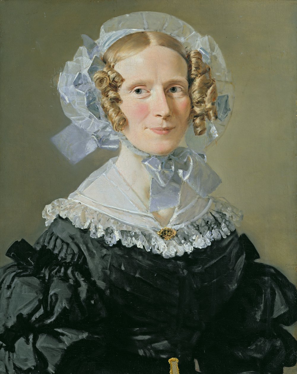 Emilie Kessel (1800-53) 1839 af Christian Albrecht Jensen
