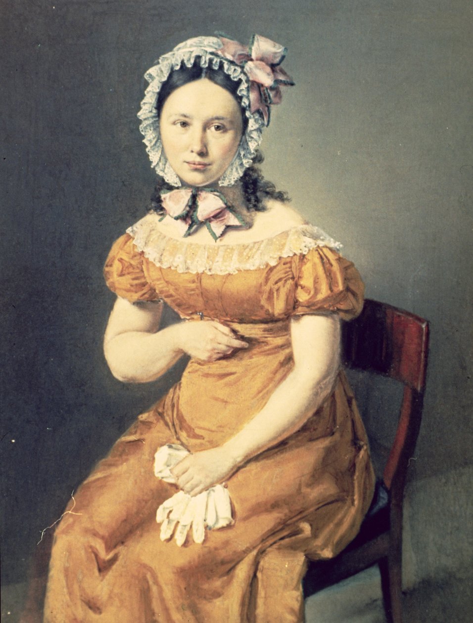 Kunstnerens hustru Catharine, 1825 af Christian Albrecht Jensen
