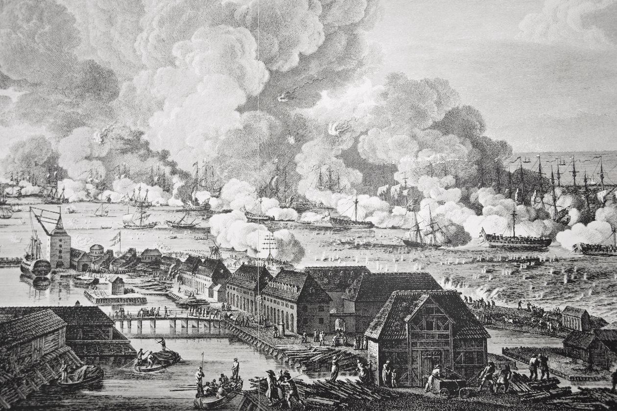 Slaget ved København, 2. april 1801 af Christian August Lorentzen