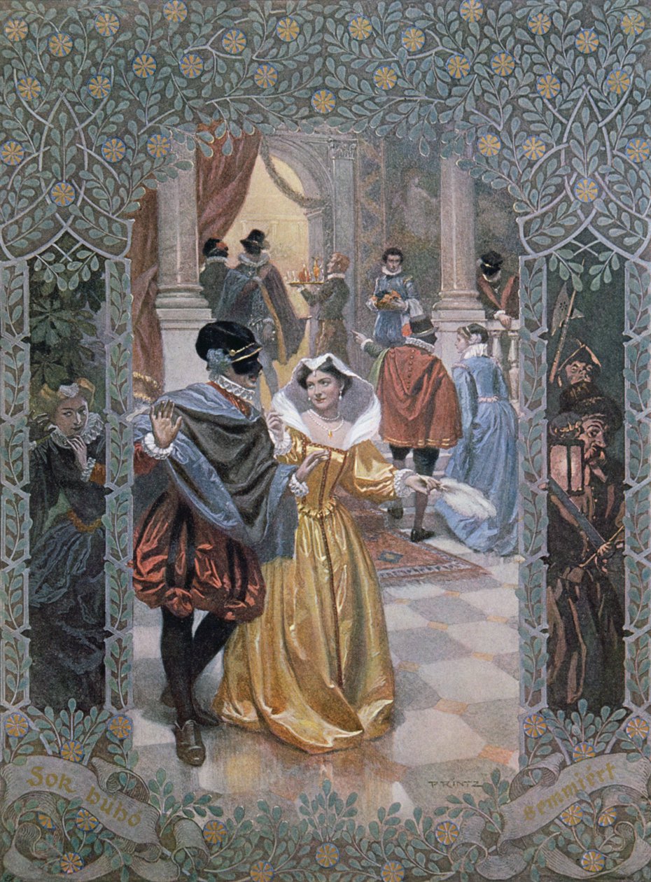 Illustration til en scene i 