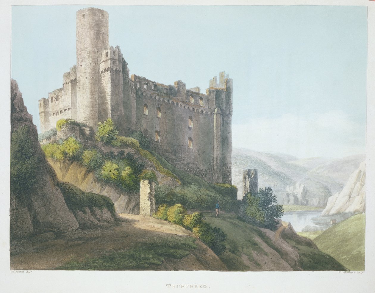 Thurnberg, graveret af T. Sutherland, fra 