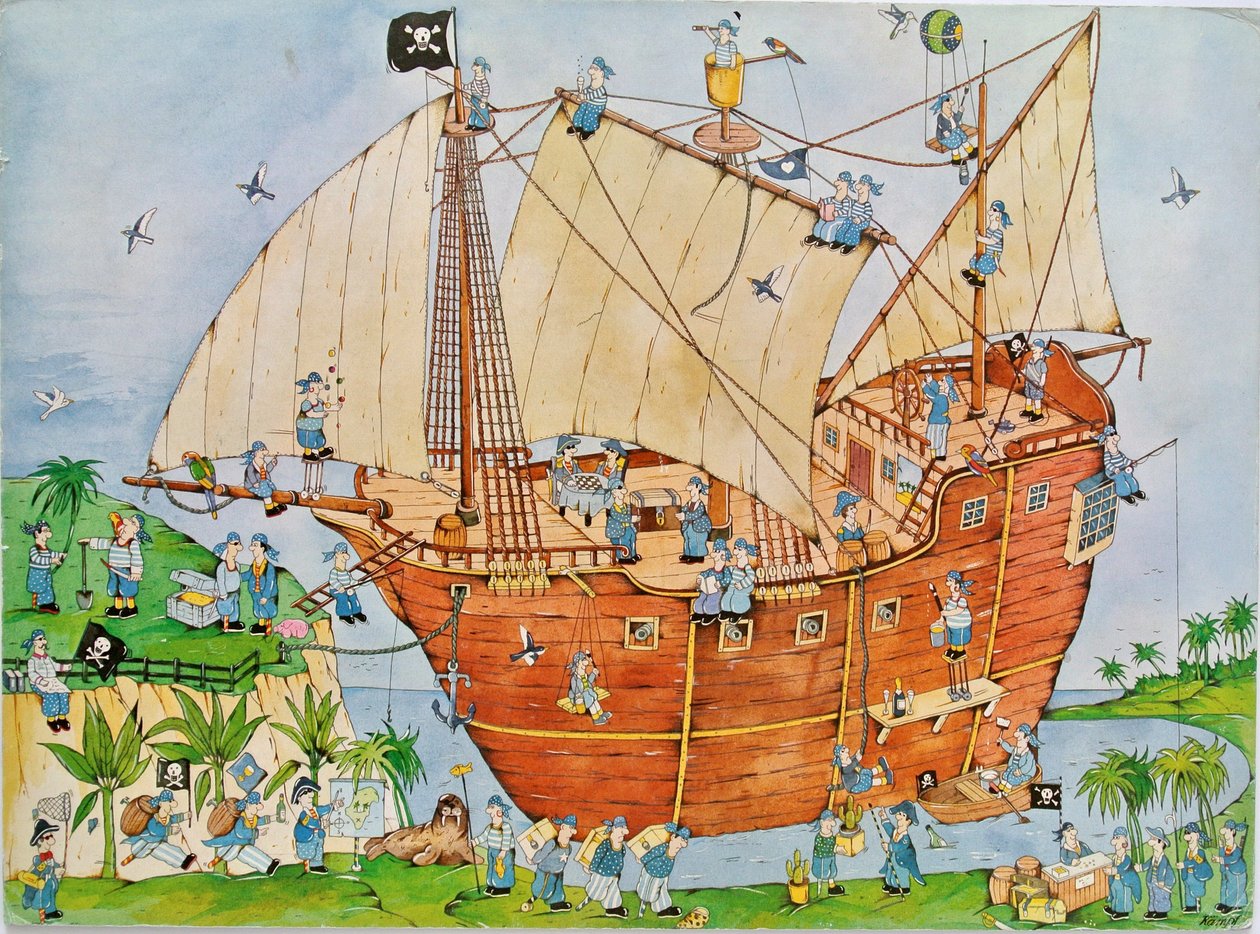 Piratskib af Christian Kaempf