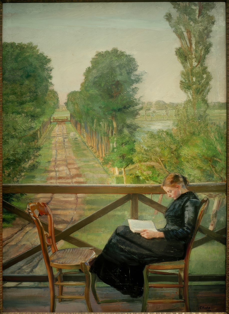 Villa Britannia, Belgien af Christian Krohg