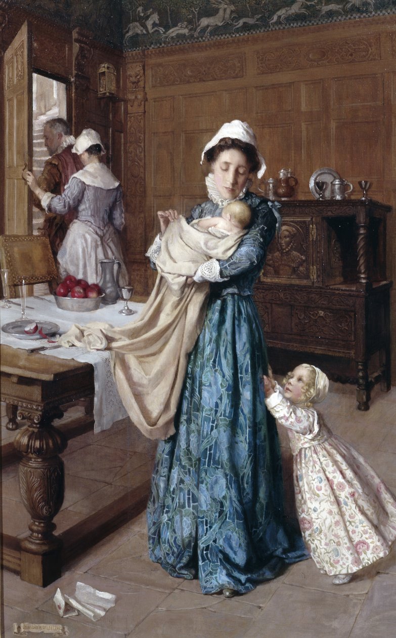 Ny baby, 1912 af Christian Mary Wilbee
