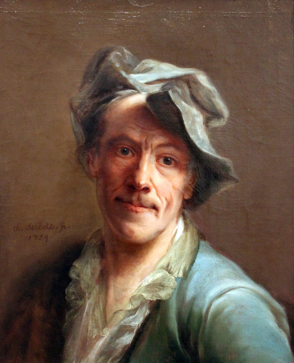 Selvportræt af Christian Seybold