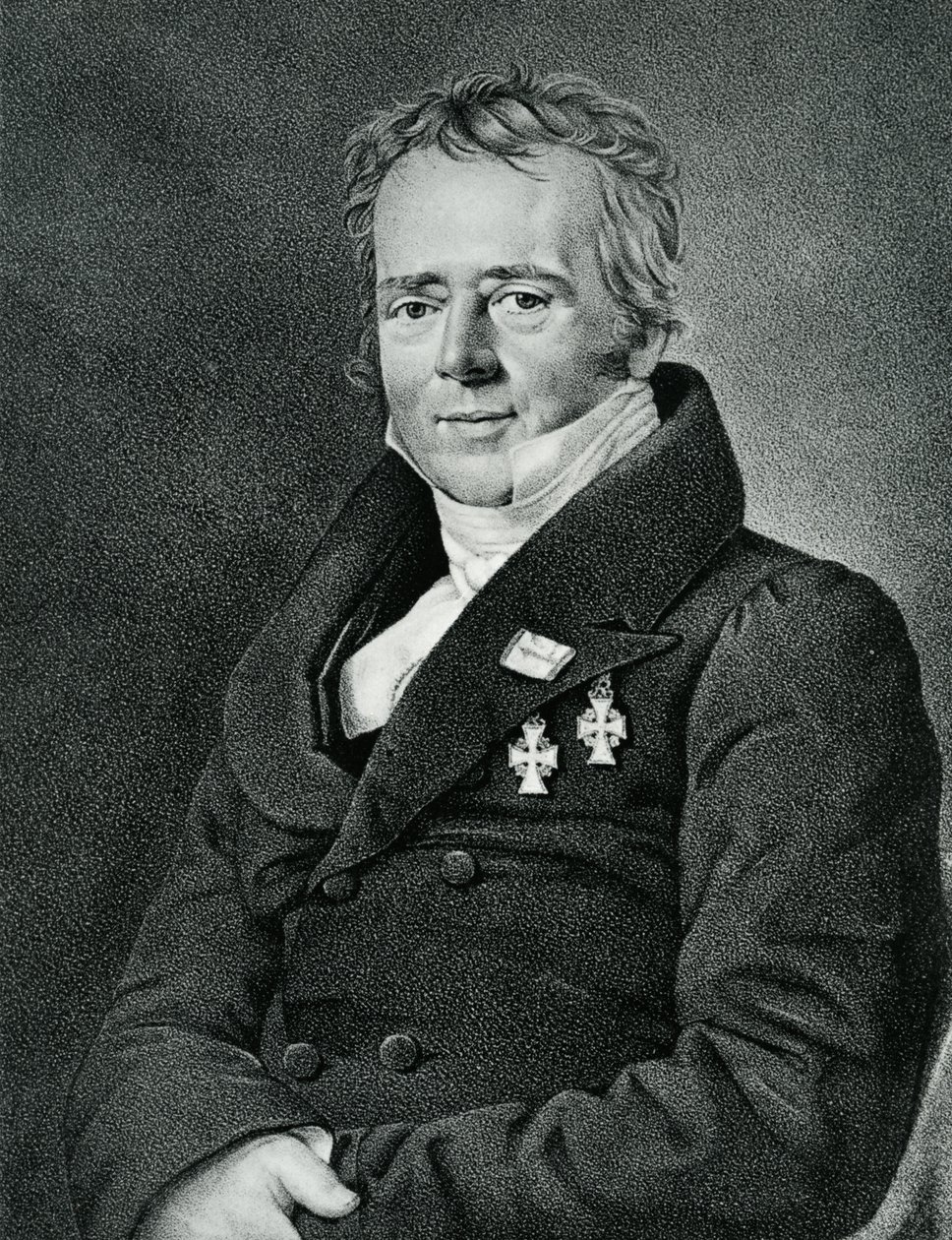 Hans Christian Ørsted, graveret af Kaufmann af Christian Albrecht Jensen