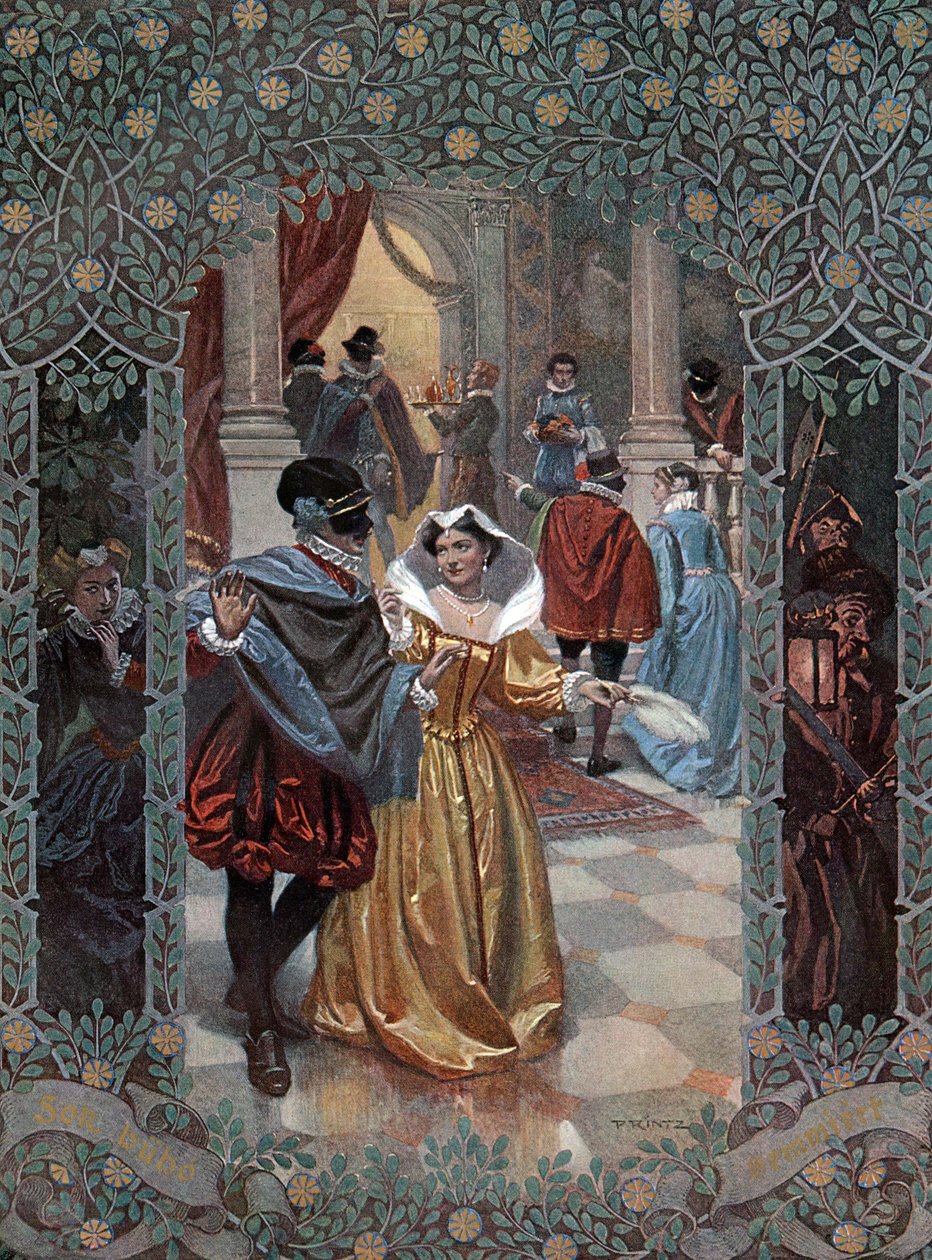 En masse støj for ingenting, ca. 1900 (illustration) af Christian August Printz