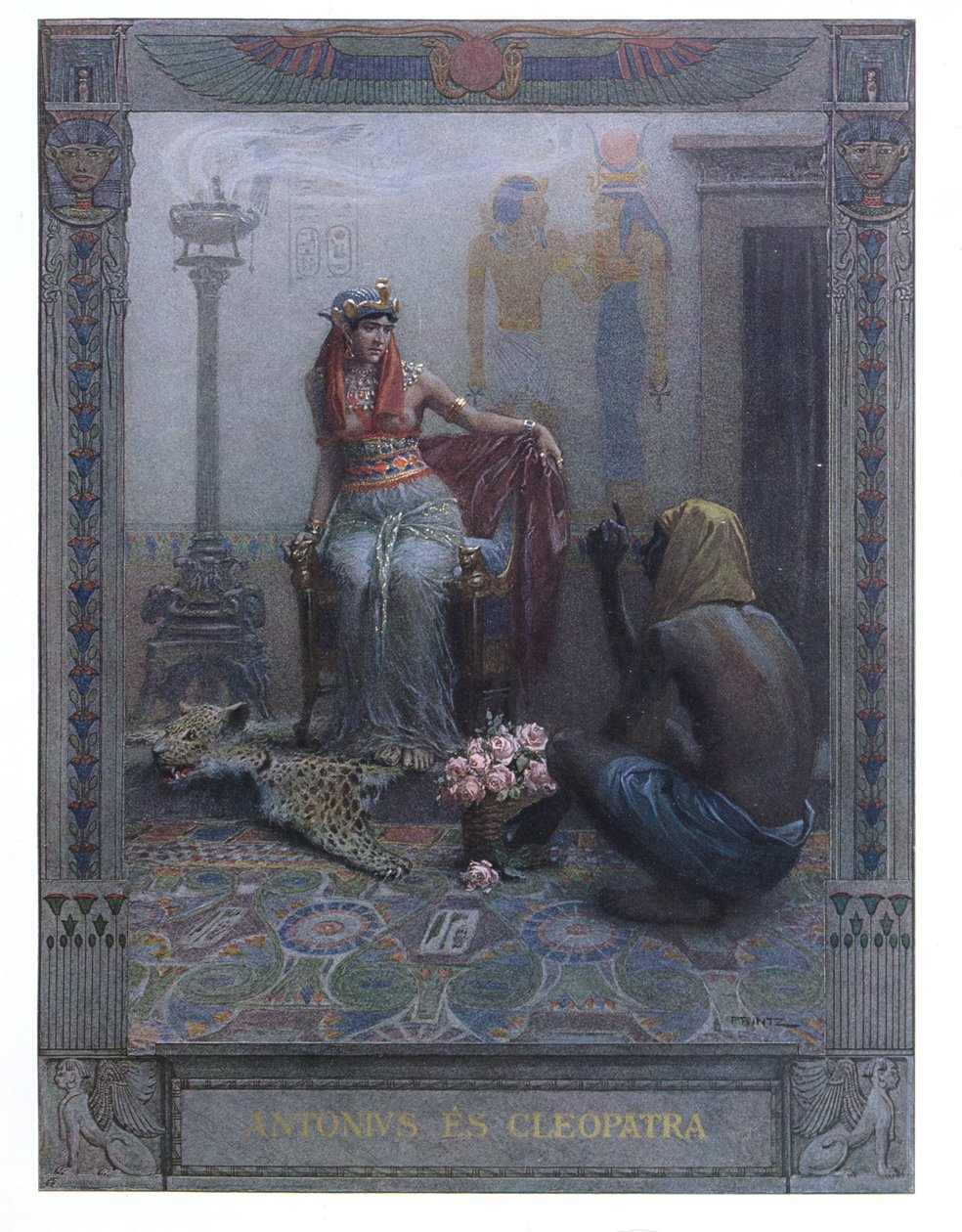 Cleopatra, scene fra 