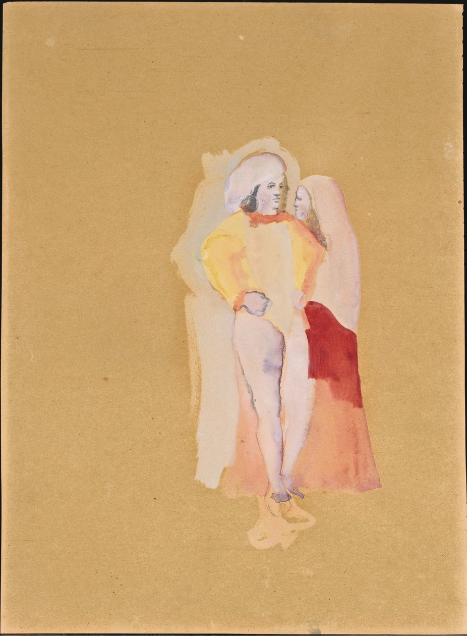 Parret (gouache og akvarel på papir) af Christian Bérard