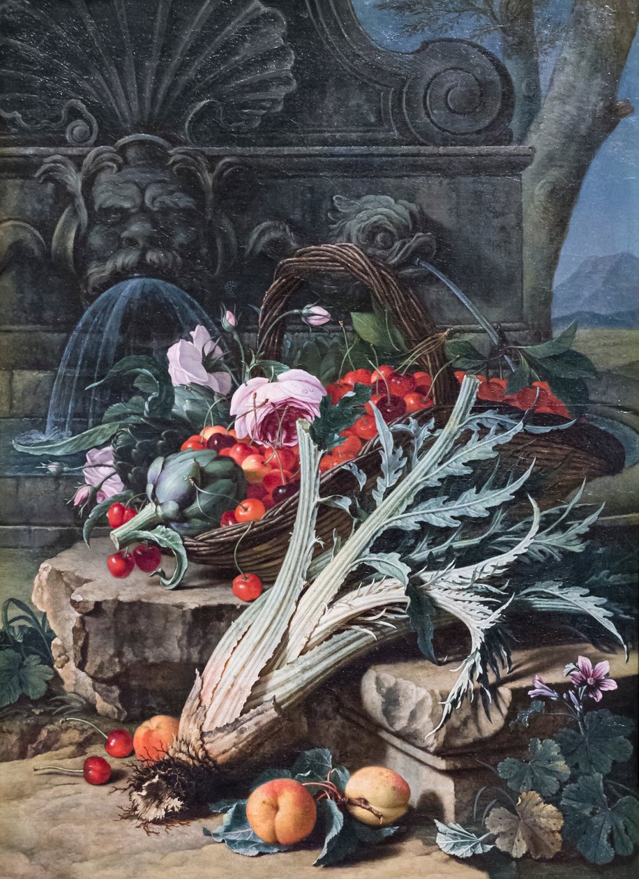 Stilleben med romersk mascherone af Christian Berentz