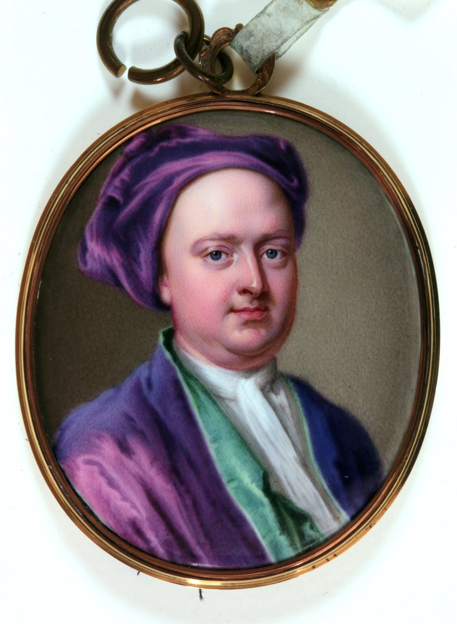 Edward Lord Harley, 1719 (emalje) af Christian Friedrich Zincke