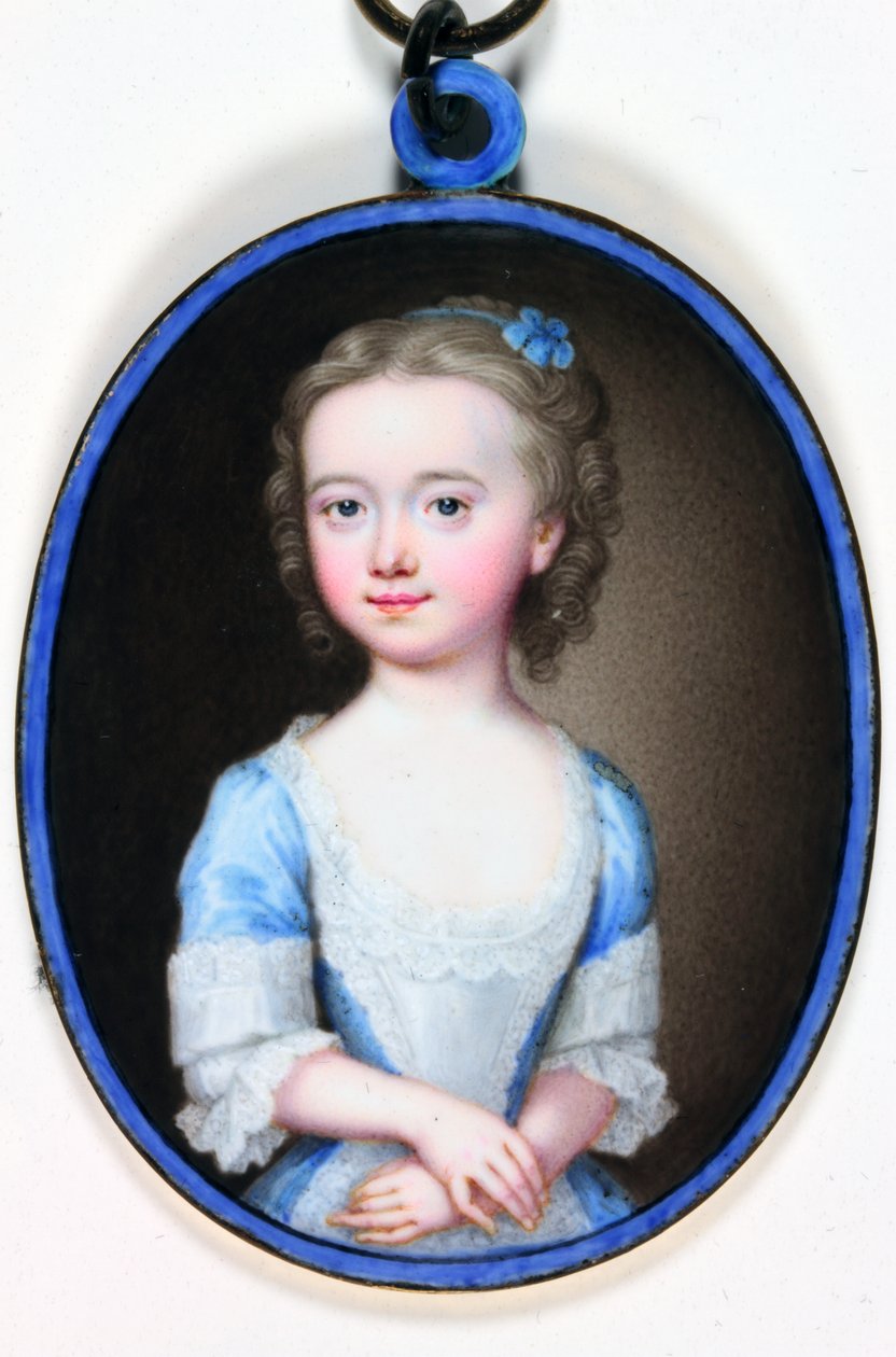 Lady Margaret Cavendish Bentinck (emalje) af Christian Friedrich Zincke