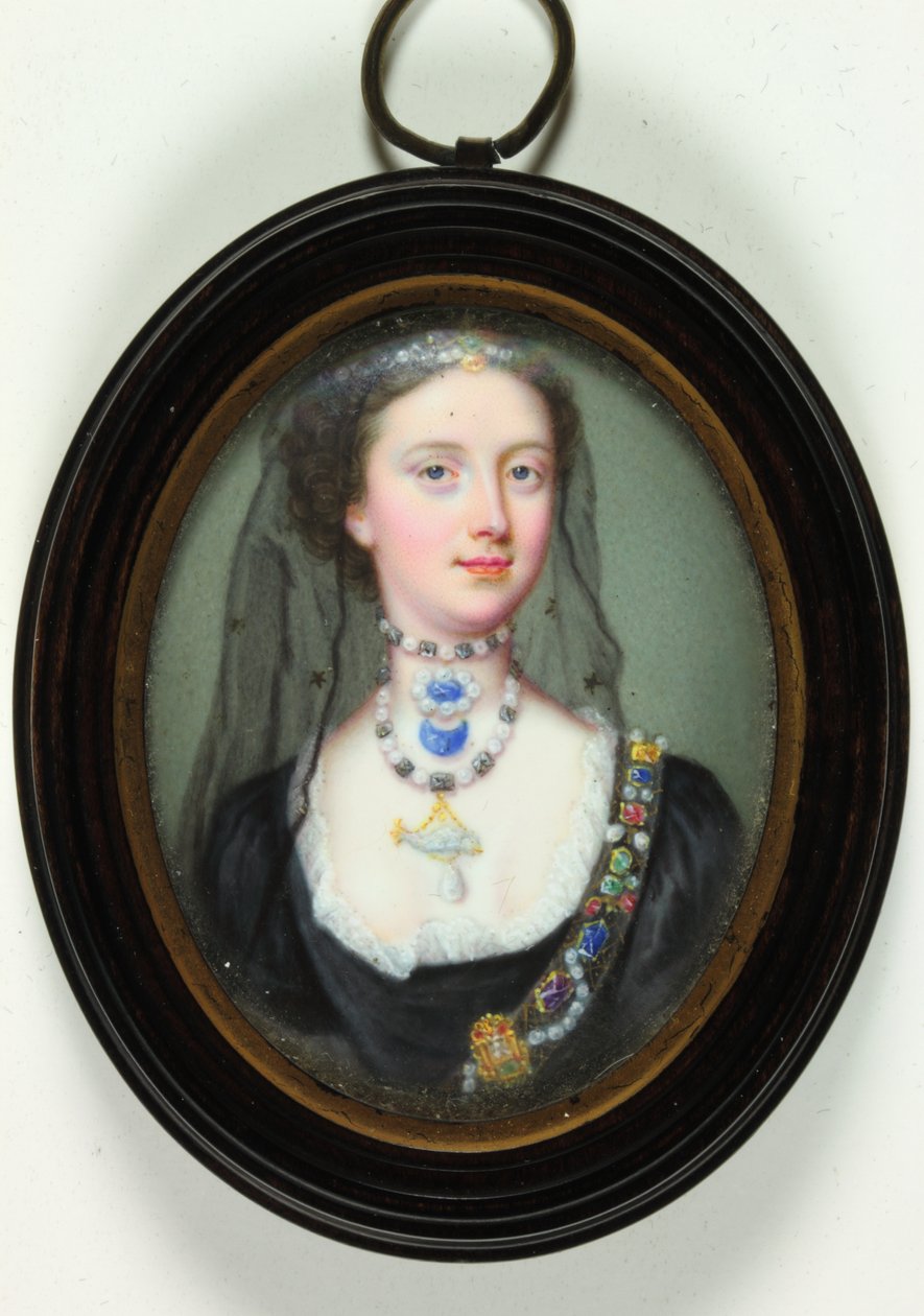 Lady Margaret Cavendish Holles Harley (emalje) af Christian Friedrich Zincke