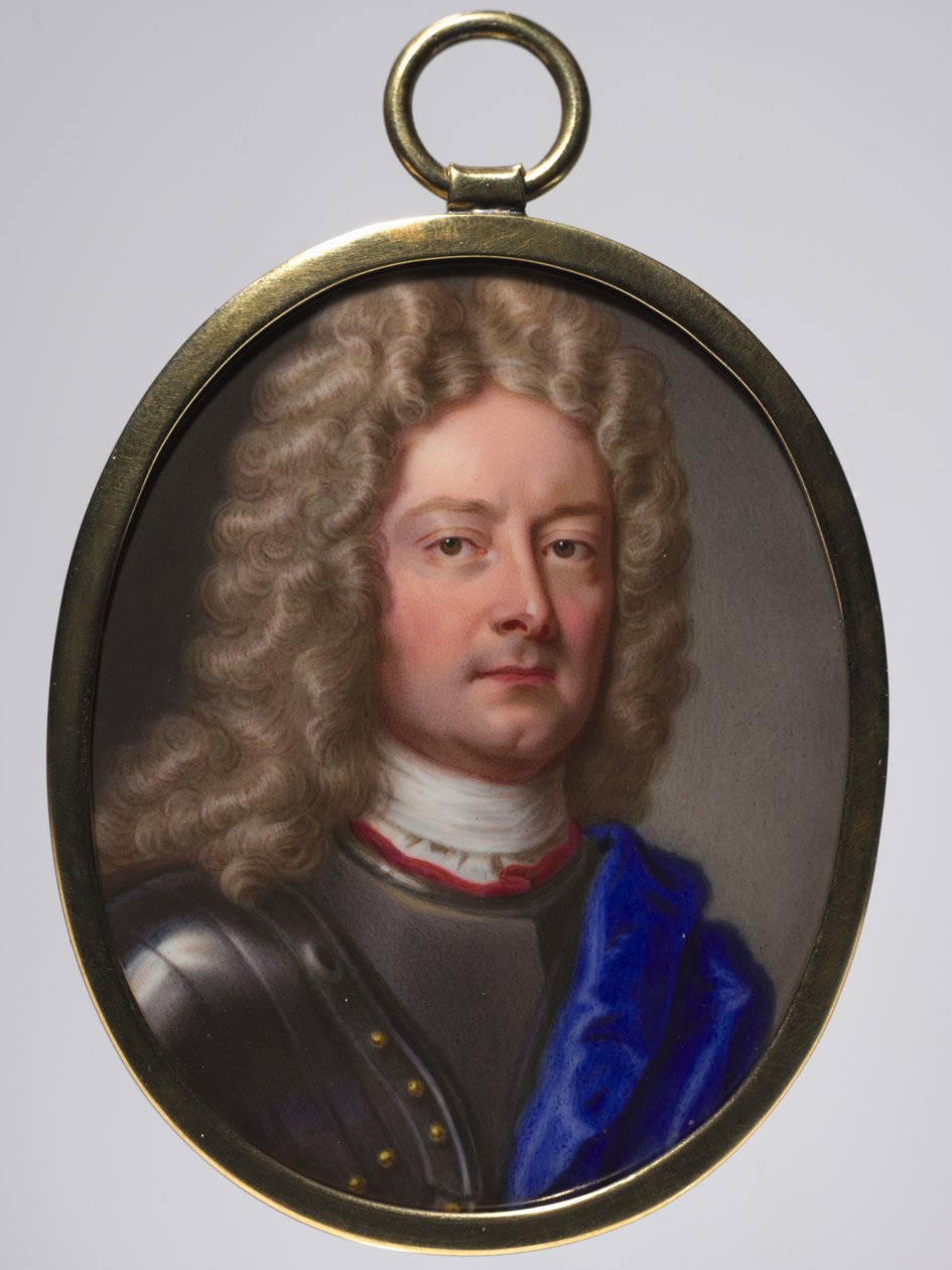 Portræt af John Churchill, 1. hertug af Marlborough, 1715. af Christian Friedrich Zincke