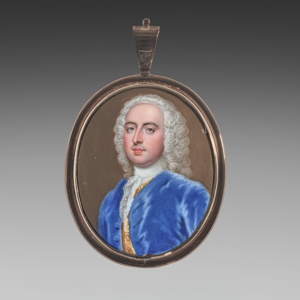Portræt af en mand af Christian Friedrich Zincke