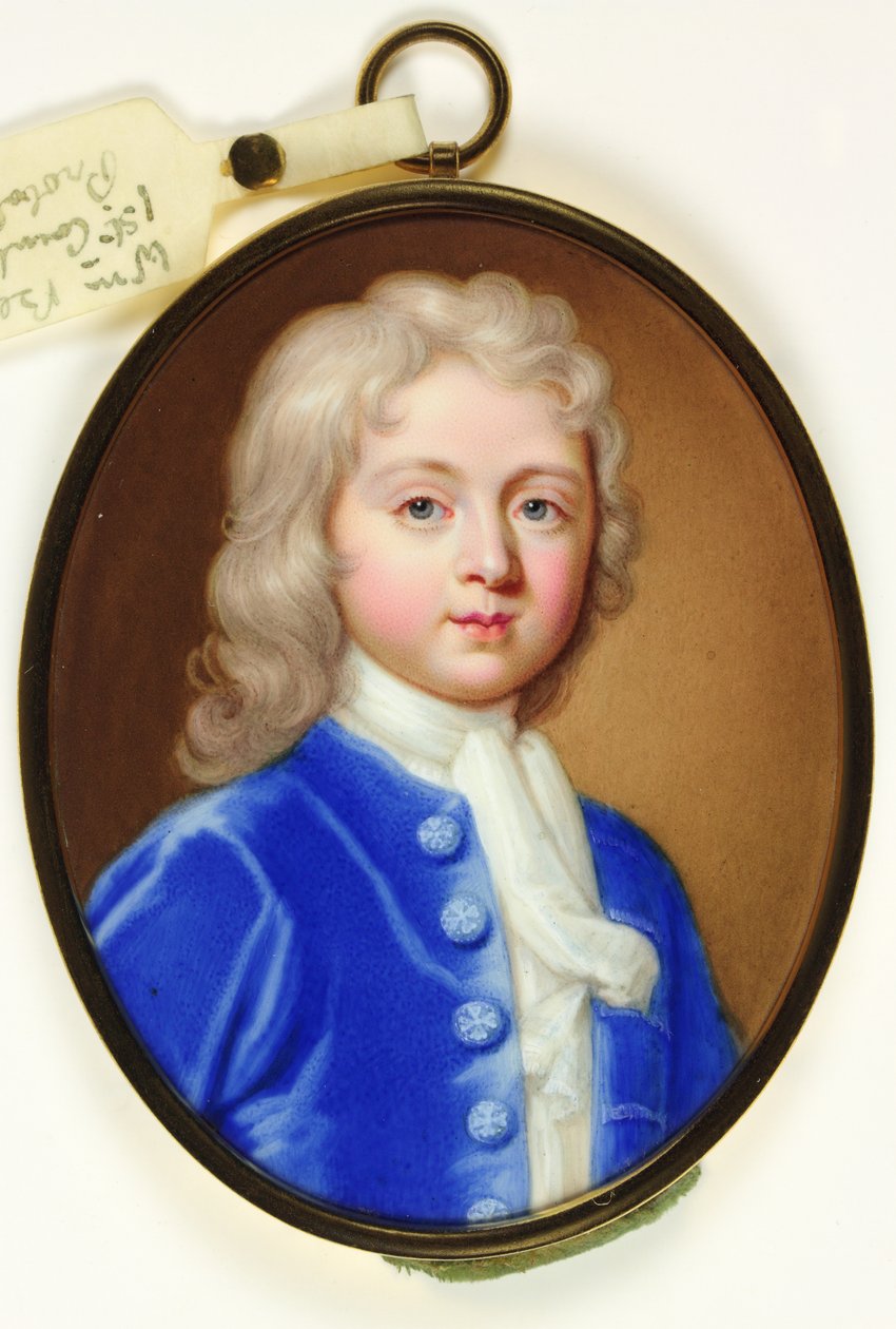 Æren William Bentinck, senere grev Bentinck (emalje) af Christian Friedrich Zincke