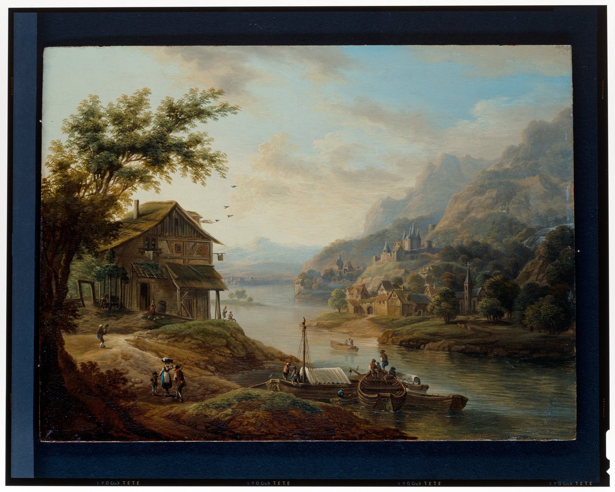 To rhenske landskaber af Christian Georg II Schutz or Schuz