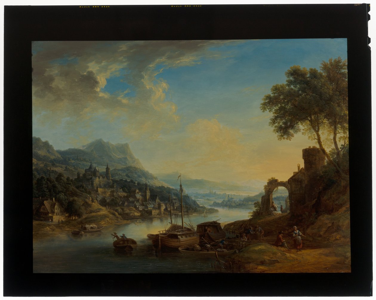 Pari Reininmaan maisemaa af Christian Georg the Elder Schuetz