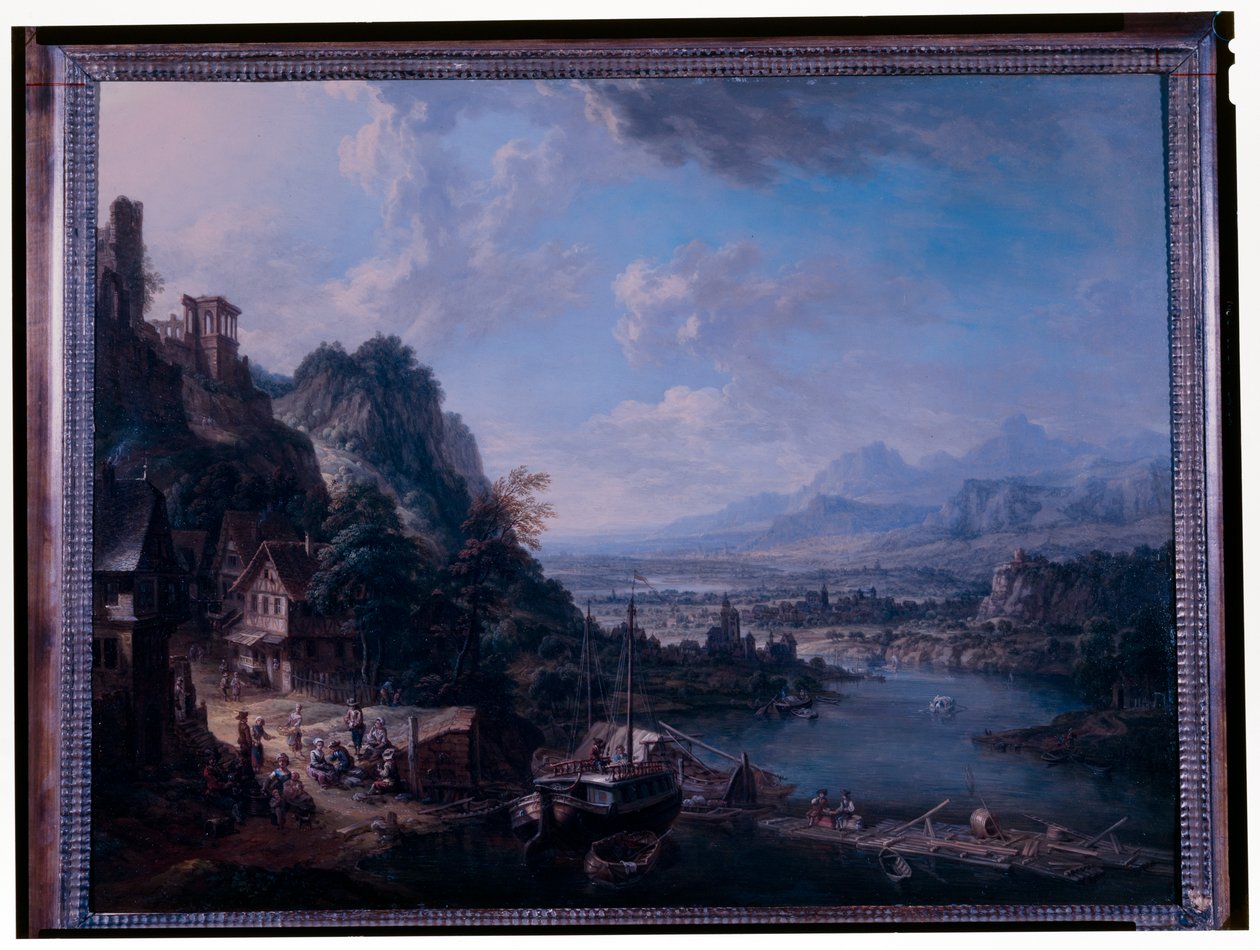 Reinin maisema af Christian Georg the Elder Schuetz
