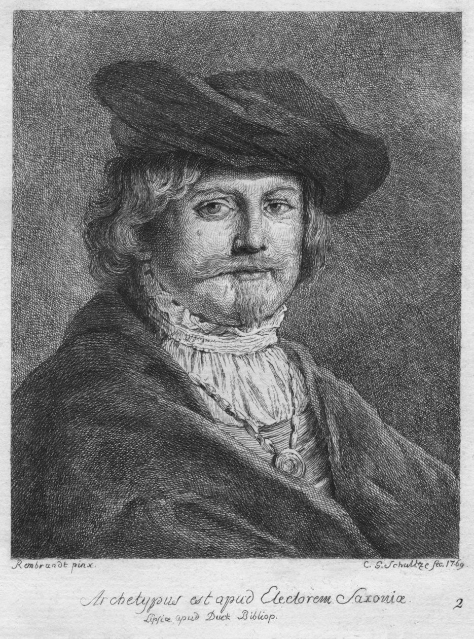 Han er arketypen på kurfyrsten af ​​Sachsen. Lipsice i Duck Bibliop, 1769 af Christian Gottfried Schultze