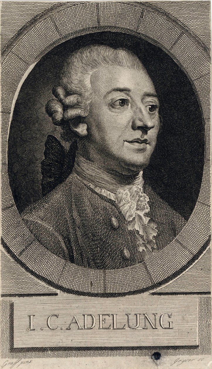 Johann Christoph Adelung 1732-1806. af Christian Gottlieb Geyser