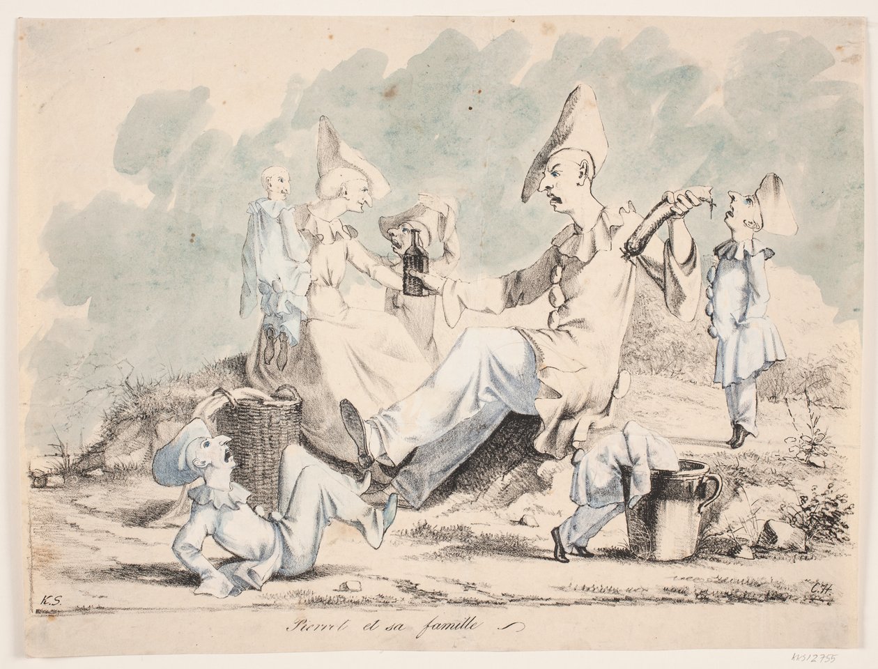 "Pierrot og hans familie" af Christian Holm