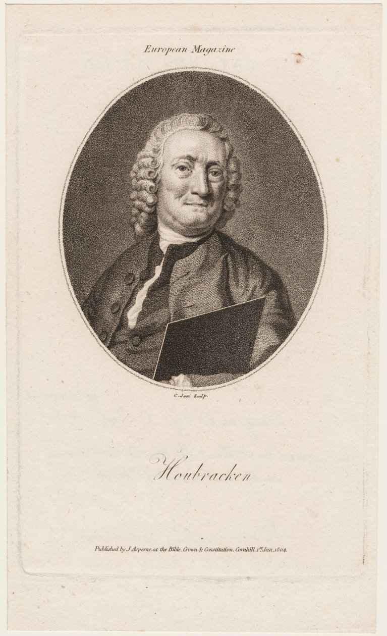Houbraken, fra "European Magazine", 1804 af Christian Josi