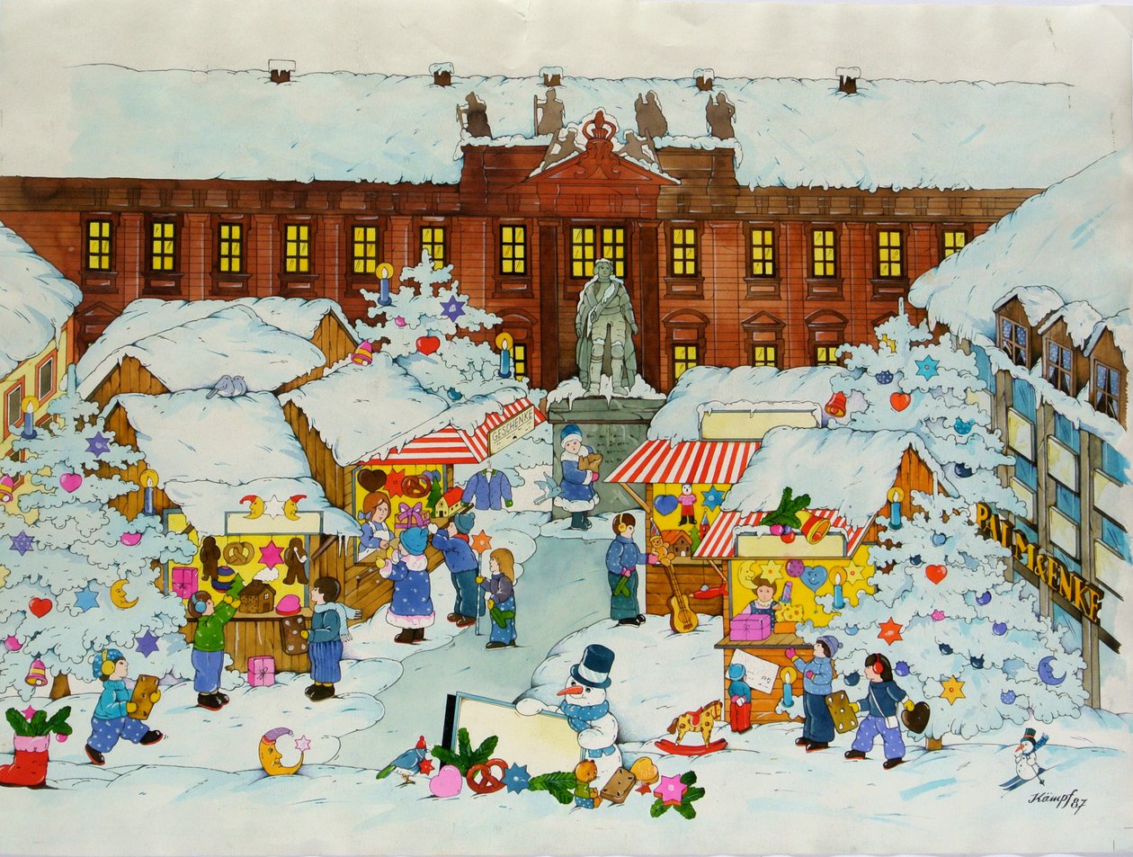 Julemarked (Gamle By, Erlangen Universitet) af Christian Kaempf