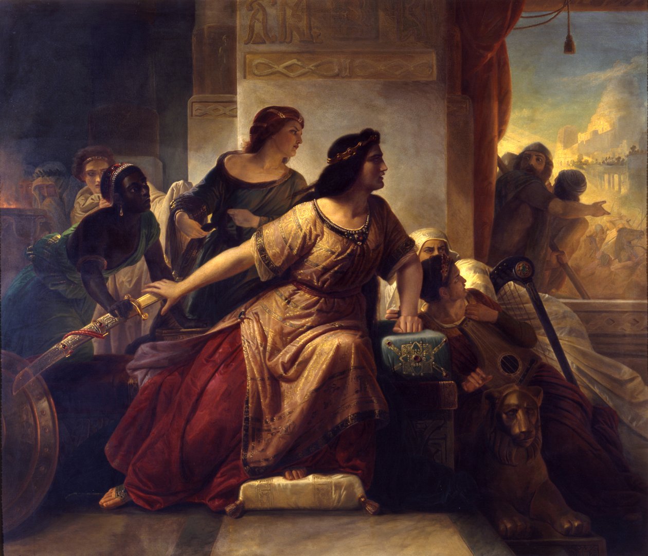 Semiramis, 1852 af Christian Koehler
